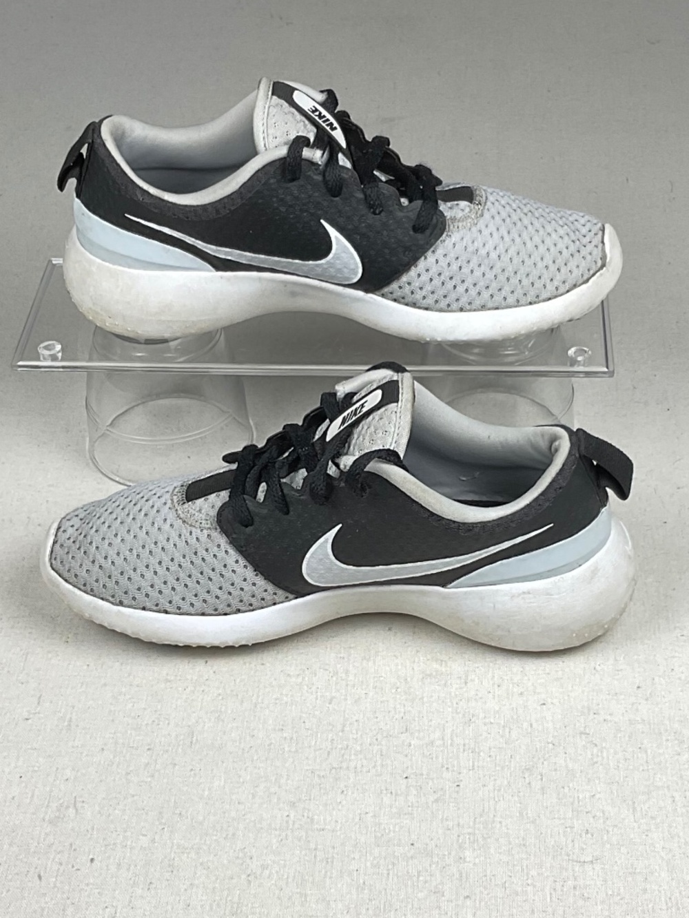 Nike Roshe G Jr Golf Shoes Spikeless Gray Black Big Kids Youth 4Y Womens 5.5